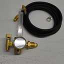 RX WELD Argon Regulator Flowmeter Gas Gauge for Mig Tig Weld with Gas Welding Hose