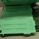 Indestructible Heated Cat House for Outside - Extramely Waterproof & Weatherproof Heated Outdoor Cat House with Escape Door for Winter, Insulated Feral Cat Shelter for Barns Strays, 17.7x17x17.5 in