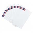 US Flag Envelopes (9-Pack), Self-Sealing Mailing Envelopes with American Flag Design, Ideal for Patriotic Letters, Mailings, Cards & Invitations, 4.125in x9.5 in