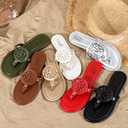 katliu Women's Flat Sandals Flip Flop Sandals Comfortable Dressy Thong Sandals, size: 8.5