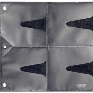 Vaultz CD Binder Pages, 8 CD Capacity per Sheet, 25 Sheets per Box, Clear and Black (VZ01401)