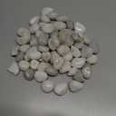 White Pebbles for Indoor Plants, 1-2Inch Natural River Rocks for Aquarium, High Polished Decorative Stones for Vase Filler Fish Tank Landscaping Garden