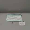 YUNZII ACTTO B303 Wireless Typewriter Keyboard, Bluetooth Connection, Cute Retro Aesthetic Design with Integrated Stand for Tablet, Phone, PC and Win/Mac/Android (B303, Sweet Mint)