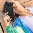 Shorogyt for Samsung Galaxy Z Flip 4 Wallet Case with Card Holder - Designer Space Pattern Kickstand Clasp Back Flip Folio Leather Phone Cases for Z Flip 4 for Women Men Girls