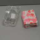 Pink Love Heart Valentine's Day Placemats Set of 4 Valentine Seasonal Holiday Linen Table Mats 12x18 Inch Anniversary Wedding Sweet Romantic Place Mats for Party Kitchen Dining Outdoor Indoor Decor