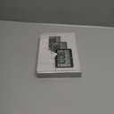 WallarGe Atomic Digital Wall Clock Battery Operated, Self-Setting, Large Display with Temperature, Date, Day of The Week, Silent Wall Mount Digital Clock, 4 Time Zones, DST (8.5 inches)