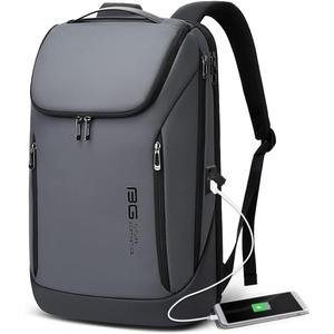 BANGE Business Smart Backpack Waterproof fit 15.6 Inch Laptop Backpack with USB Charging Port,Travel Durable Backpack