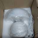 Small Mushroom Lamp, USB-Plug in Bedside Table Lamps with 3-Temperature LED Bulb Dimmable, Unique Cute Aesthetic Home Decor for Living Room/Bedroom/Entryway/Table Decor(Cream White)