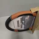 Road Comforts Leather Steering Wheel Cover - Made with PVC Leather - Anti-Slip Steering Wheel Cover Universal Fit Most 14 1/2 inches to 15 inches - Brown Color