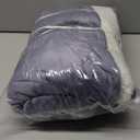 ESTINGO Heated Blanket Throw Electric Throw Blanket with 5 Heating Levels & 4 Hours Auto Off, Heating Blanket with ETL & FCC Certification, Machine Washable for Home Office, 50" x 60", Lavender Purple