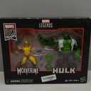 Marvel Legends 80th Anniversary Wolverine and Hulk 6-Inch Action Figures - Exclusive