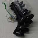 Hanger Central 12 Pack Pants Hangers  12 Inch Slim Plastic Clothes Hangers with Clips for Skirts, Pants, Shorts  Space Saving Heavy Duty Closet Organizer with Non Slip Grip & Swivel Hook  Black