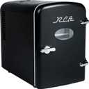 ARCTIC CHEF Mini Retro 6 Can Beverage Refrigerator-Black, RMIS129-BLACK, 0.15 Cubic feet