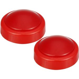 uxcell Tap Lights Battery Powered Touch Sensor LED Lamp Push Night Light Stick-on 3.9 Inch Red Colored 2pcs for Closet Cabinet Bedroom Storage Shed Hallway Stair Camping