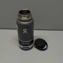 Hydro Flask Water Bottle - Insulated Stainless Steel - Wide Mouth Flex Lid, Non Spill, Leakproof and Refillable in 32 Oz Stone Gray