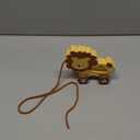 Baby Toys Car,Wooden Pull Along Toddler Toy, Developmental Toy for 1 Year Old Girl Boy Birthday Gift (Lion)