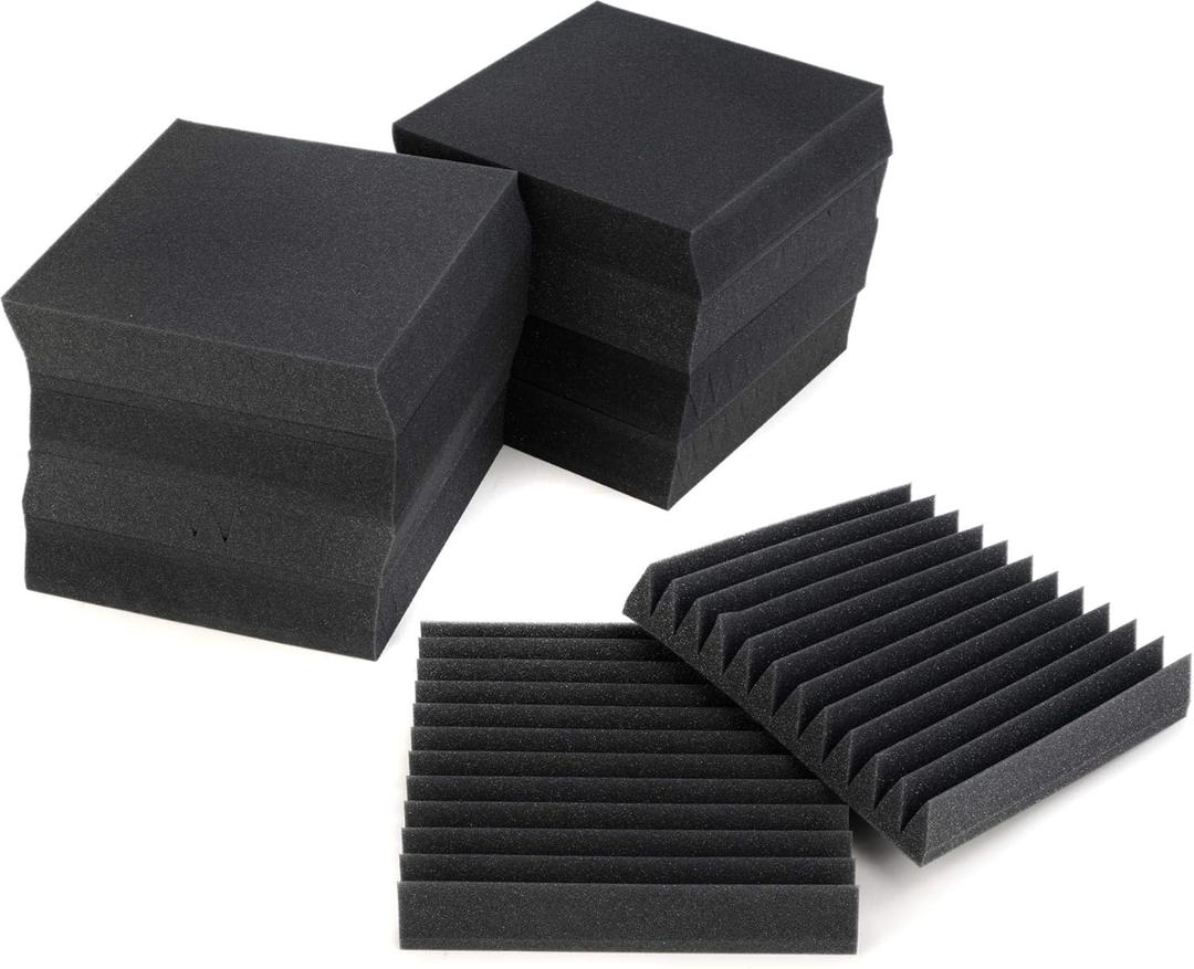 Ultimate Acoustics Studio Bundle I Acoustic Treatment Kit, 18-Piece