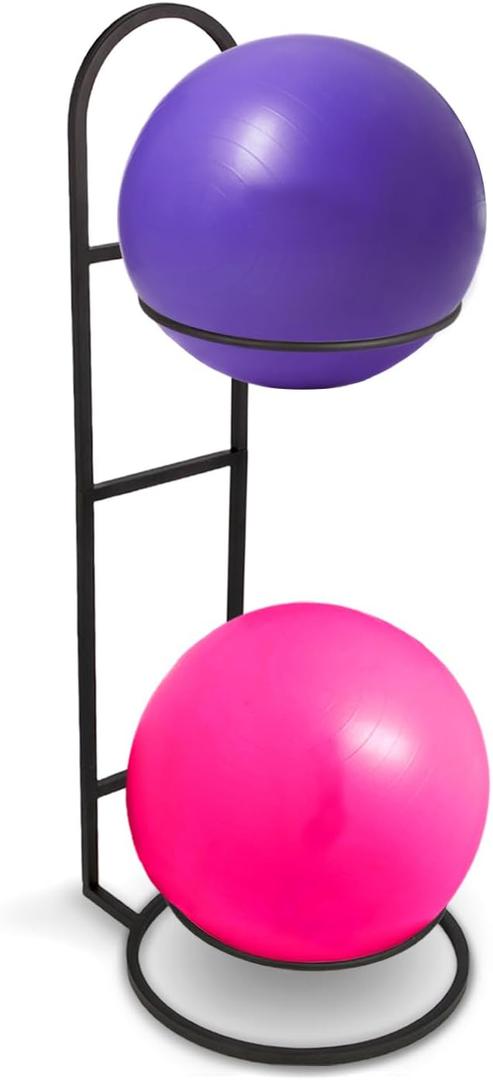 Stability Ball Rack,Yoga Ball Holder, Medicine Ball Holde Vertical Storage for Commercial Gyms, Home Gyms, and Studios