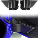 Banpo Front Door Pockets Storage Organizer Box Compatible with Jeep Wrangler 2/4 Door JK JKU Sport X Rubicon Sahara 2011-2018, Black