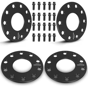 ECCPP 4PCS 7mm Hubcentric Wheel Spacers 5 Lug 5x130mm to 5X130mm fits for Porsche 911 for Boxster for Cayenne for Porsche Panamera for Cayman Wheel spacers with 14x1.5 Studs