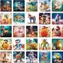 2 x SigyoJeom 208Pcs Halloween Stickers for Kids Teens Adults, Funny Halloween Decoration Stickers for Party Favors Games, Funny Vinyl Decals for Party Supplies