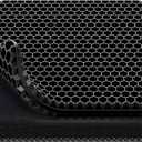 Gel Seat Cushion, Cooling Thick Big Breathable Honeycomb Design Absorbs Pressure Points Seat Cushion with Non-Slip Cover for Office Chair Home Cars Wheelchair (Black)