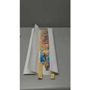 Tucocoo Rustic Tulips Paint by Numbers Kits with Brushes and Acrylic Pigment on Canvas Painting for Adults, Impressionism Vase Flowers Still Life Pictures for Home Decor Gifts 16''x20'' (DIY Framed)