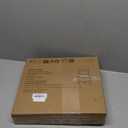 Small Round Side Table, 3-Tier End Table with Storage Shelf, Slim Coffee Table for Small Spaces, Industrial Sofa Table for Narrow Gaps in Living Room & Bedroom, Rustic Brown