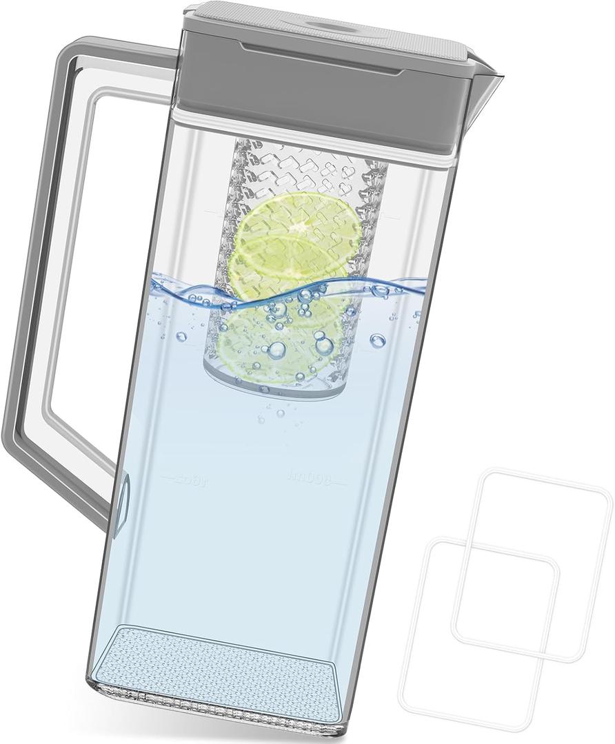 Upgraded DA97-21261H Refrigerator Water Pitcher Compatible with Samsung Fridge Water Pitcher RF30BB620012AA RF29BB8200QLAA RF23BB8200QLAA RF24BB660012AA Samsung Bespoke Pitcher Replacement Water Tank