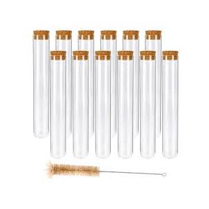 Glass Test Tubes, 12 pcs