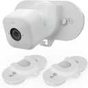 Blink Camera Mount with Dual Suction Cup, No-Drill, No Need Adhesive, Mounted on Smooth Surfaces Like Windows, Glossy Tiles, and Wood, 2 Pack for All Blink Camera-White