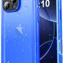 SPORTLINK for iPhone 16 Pro Waterproof Case - Shockproof Dustproof Case with Built-in Clear Screen Protector, Full Body Heavy Duty Sealed Protective Cover for iPhone 16 Pro Case 6.3" Blue
