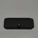 HOMEHIVE Travel Jewelry Organizer Box – Leather Jewelry Case Gift for Women and Girls – Jewelry Organizer and Storage with 5 Anti-Tarnish Velvet Pouches & Mirror – Portable for Trips and Daily Use, Black