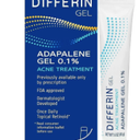 Differin Acne Treatment Gel, 180 Day Supply, Retinoid Treatment for Face with 0.1% Adapalene, Gentle Skin Care for Acne Prone Sensitive Skin, 45g Tube, Pack of 1 (Packaging May Vary)