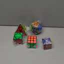 STEAM Life Speed Cube Set 5 Pack Magic Cube | Includes Speed Cubes 3x3, 2x2 Speed Cube, Pyramid Cube, Megaminx Cube Puzzle Cube Bundle for Kids & Adults