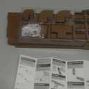 126in Cord Hider Kit, TV Wire Covers for Wall, Paintable Cable Management Kit, Cable Cover for Mounted TV, Hide Wires Along Wall, Brown Cord Cover, 8xL15.7in W0.95in H0.55in