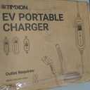 16A Portable Level 1&2 EV Charger-ETL Certified,110V-240V Car Charger with 25FT Charging Cable, NEMA 6-20 Plug & NEMA 5-15 Adapter EV Charging Station, Backup EV Chargers for All SAE EVSE J1772 Cars