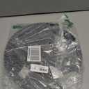 Handmade 12in Decorative Tray for Coffee Table Tray Decor, Black Wooden Decorative Round Tray for Kitchen, Living Room, Home Decor