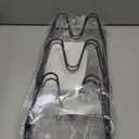 2-Pack Pot Lid Organizer, 6-Tier Pots & Pans Lid Holder Organizer for Cabinet or Wall/Door Kitchen Storage, No-Drill Adhesive Mount, Space-Saving Solution (Black)