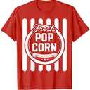 Kids Halloween Costume Vintage Popcorn Shirt For Girls T-Shirt Size S