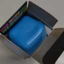 Schylling NeeDoh Nice Cube Glow - Sensory Toy with a Super Solid Squish - Glows in the Dark and Always Returns to its Square Shape - (1 Cube Per Pack)