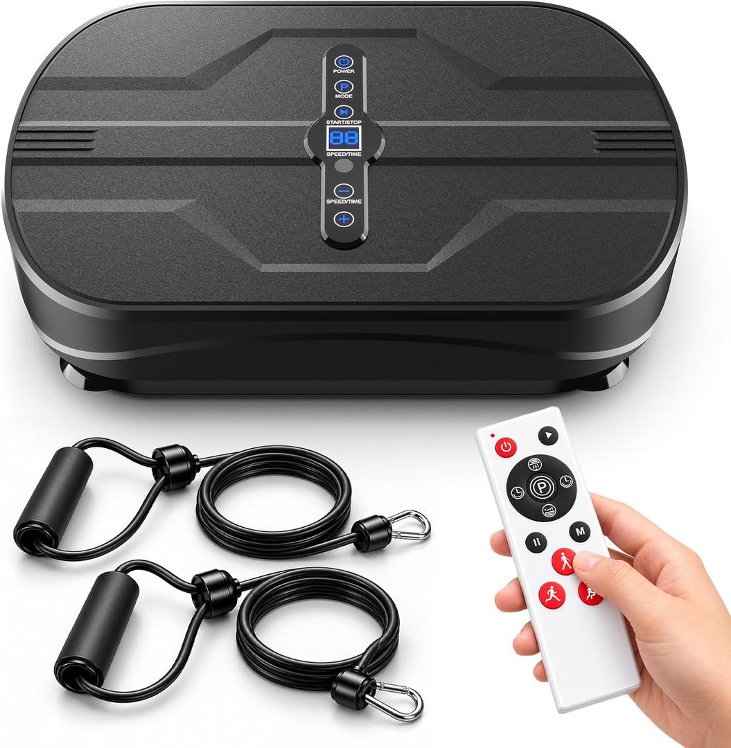 Whole Body Vibration Plate Exercise Machine, 99 Speed Levels Power Plate