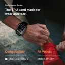 Fullmosa Compatible with Apple Watch Bands 49mm Ultra3/2/1, Rugged Apple Watch Strap Ultra with Military Grade Shockproof Bumper Case & Screen Protector for Men Women, Black