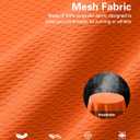 G Gradual Men's Athletic Workout Shorts with Pockets 5"/7"/9" Lightweight Quick Dry Gym Basketball Running Shorts for Men (Orange, S)