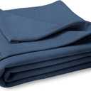 MV Sport Lightweight Sweatshirt Blanket Throw  Warm & Cozy, Breathable Oversized Fleece Knit, Couch, Bed, Travel, Cold Nights, and Outdoors  Soft Light Weight Blanket 54" x 84" Royal Heather