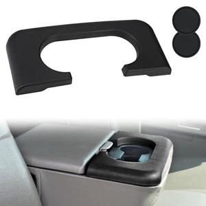 Center Console Cup Holder Replacement Pad Black Compatible with Ford F250 F350 F450 1999-2010 Center Console Cup Holder Armrest