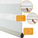 Persilux Cordless Zebra Blinds for Windows Free-Stop Roller Windows Shades Dual Layer Light Control for Day and Night, Light Filtering Sheer Shades for Home (27" W X 72" H, Cream)