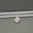 Joydeco Cordless Zebra Blinds for Windows, Dual Layer Free-Stop Zebra Shades Privacy Light Control for Day and Night, Light Filtering Sheer Blinds for Indoor Windows (Off-White, 30" W x 75" H), 30" W x 75" H Ready Made
