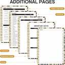 Planner 2026-2027, Academic Year Monthly and Weekly Calendar Planner, Jul 2026 - Jun 2027, Hardcover Teacher Student Planning Agenda book with Tabs, Perfect for School Office Supplies, 8.5" x 11" - Leopard