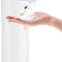 Automatic Foaming Soap Dispenser, 3 Levels Adjustable Touchless Hand Soap Dispenser with Aromatherapy,10oz/300ml USB Rechargeable for Kitchen Bathroom Office Hotel, White